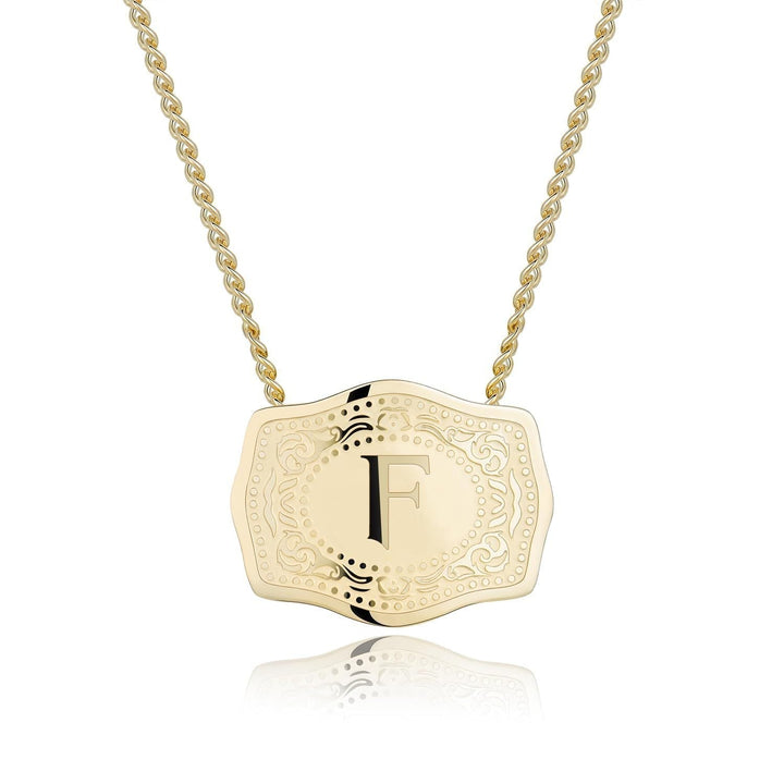 Bianca | Sleek Initial Letter Pendant Necklace