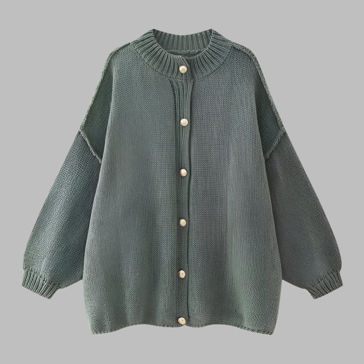 Poppy | Classic Botton-Up Long Sleeve Cardigan