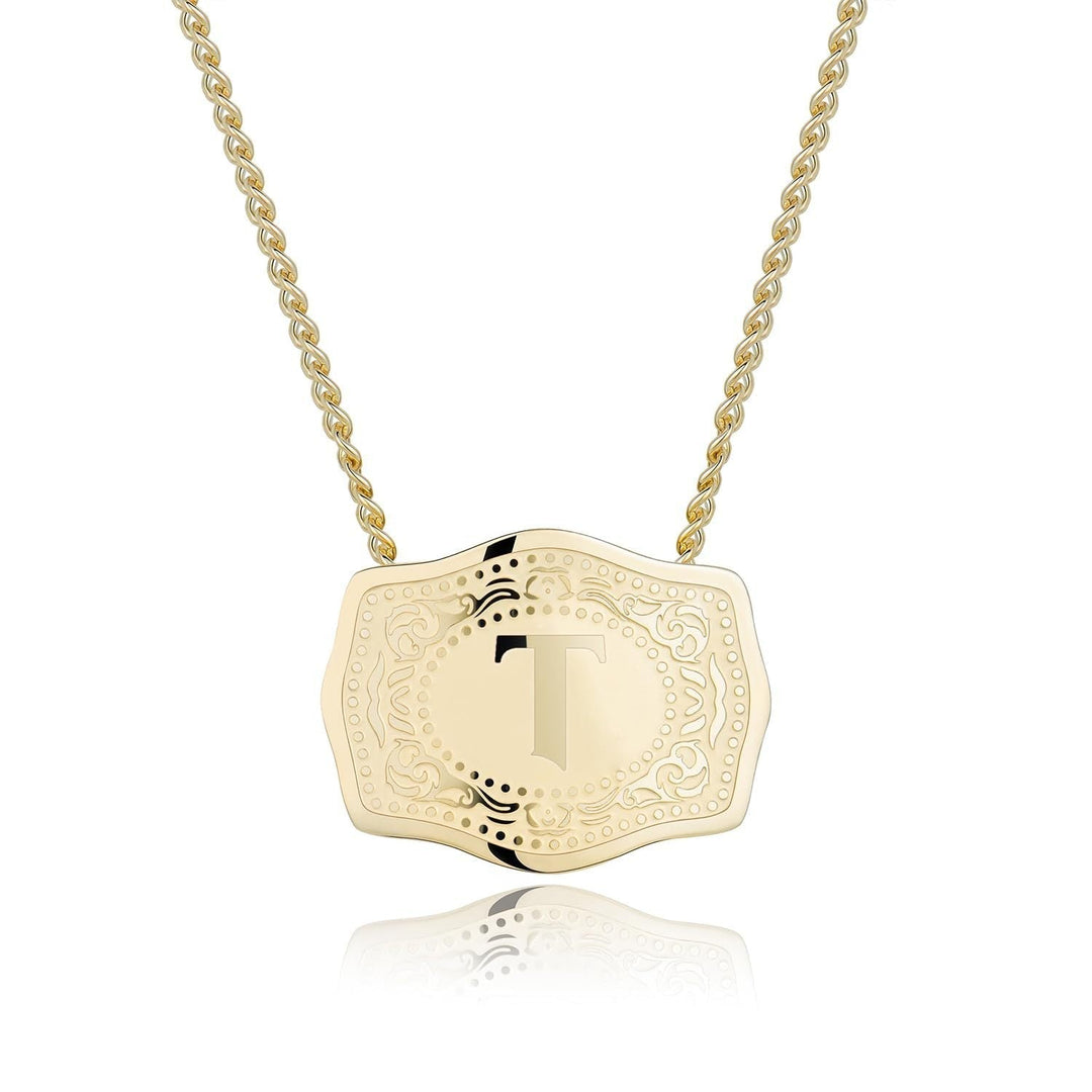 Bianca | Sleek Initial Letter Pendant Necklace