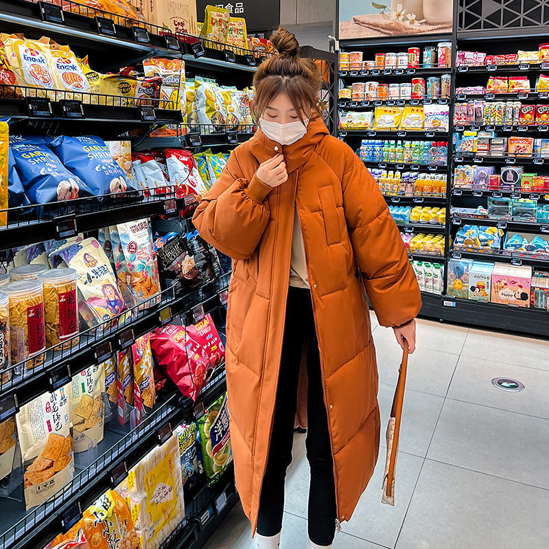 Ava | Comfy Waterproof Hooded Long Puffer Jacket