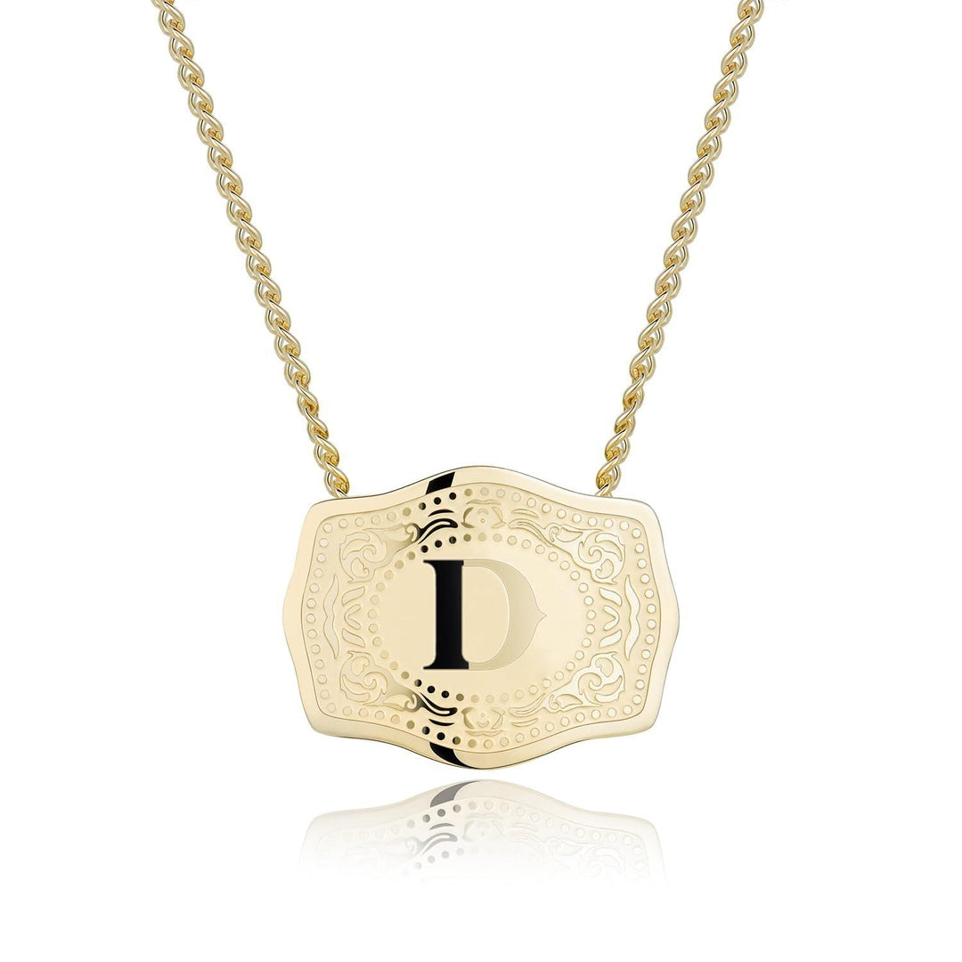 Bianca | Sleek Initial Letter Pendant Necklace