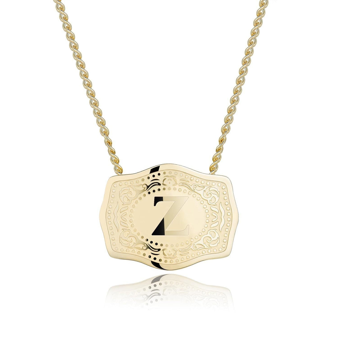 Bianca | Sleek Initial Letter Pendant Necklace