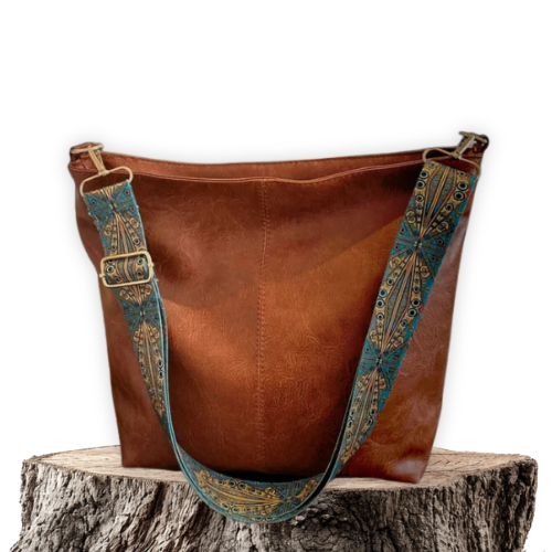 Georgia | Vintage leather shoulder bag