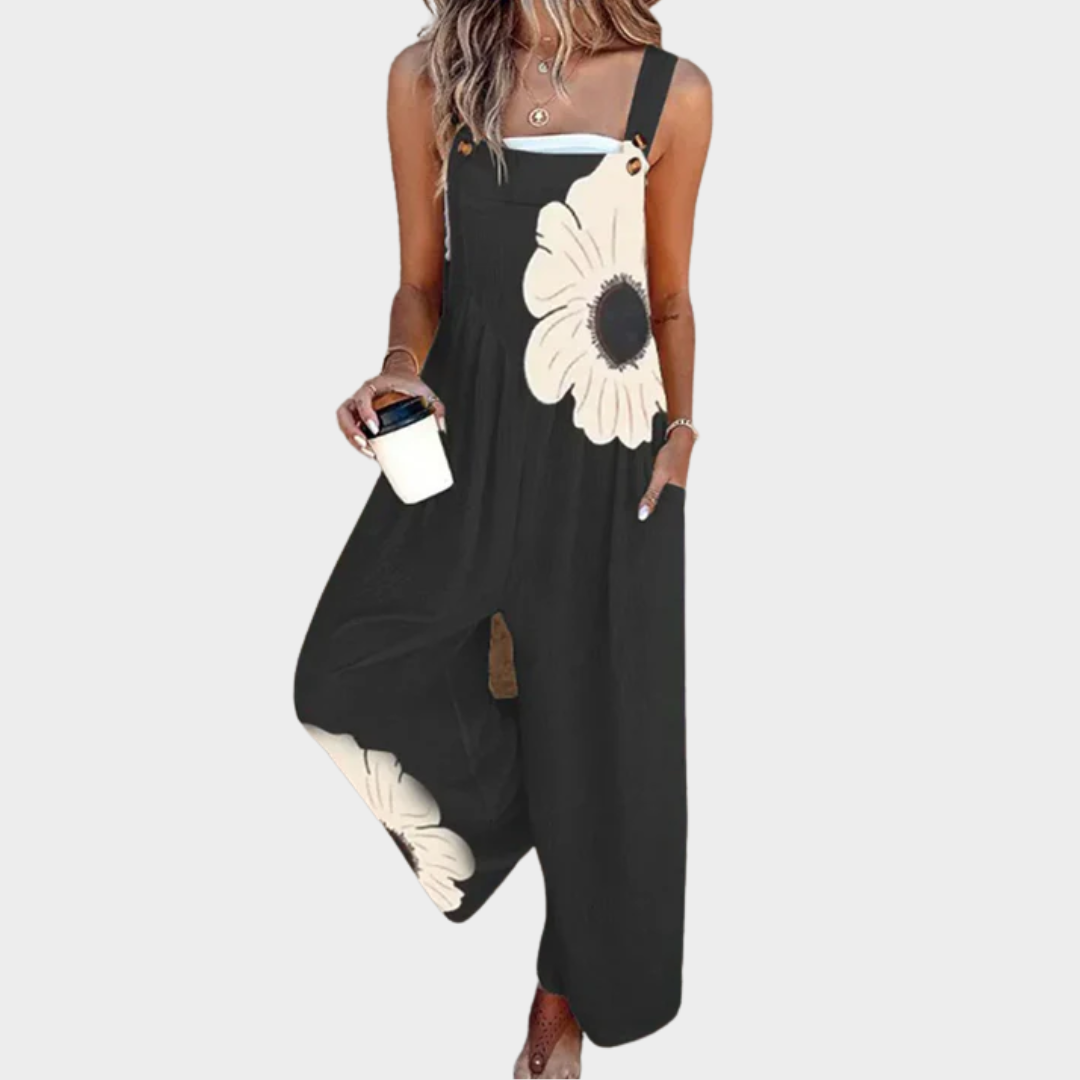Comfortabele gedrukte overall