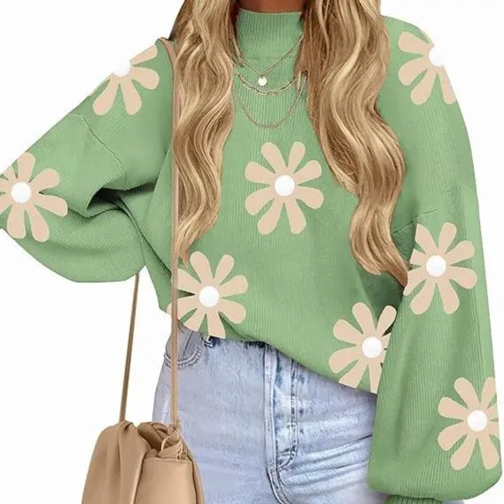 Chloe | Cosy Bat-Sleeve Side-Split Sweater