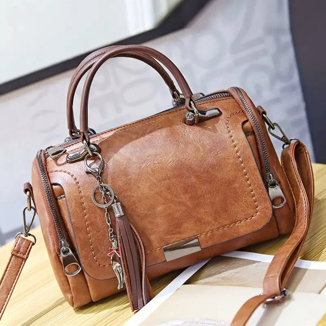 Julie™ | Textuur Leer Tas