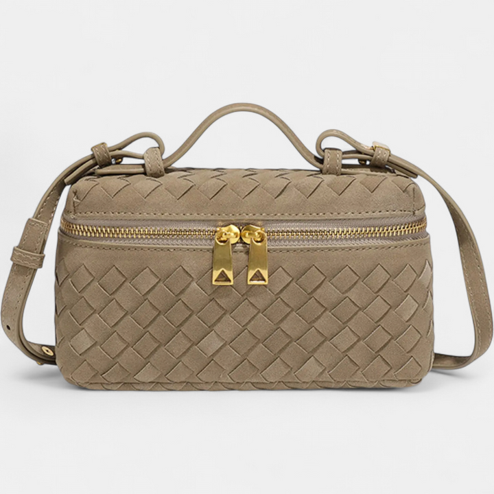 Alana | Vintage Matte Hand-Woven Box Bag