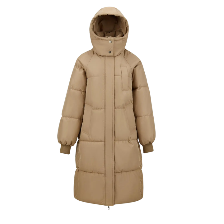Ella | Oversized Hooded Long Puffer Jacket