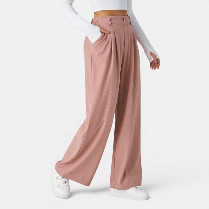 Phoebe | Relaxed High-Waist Wide-Leg Trousers