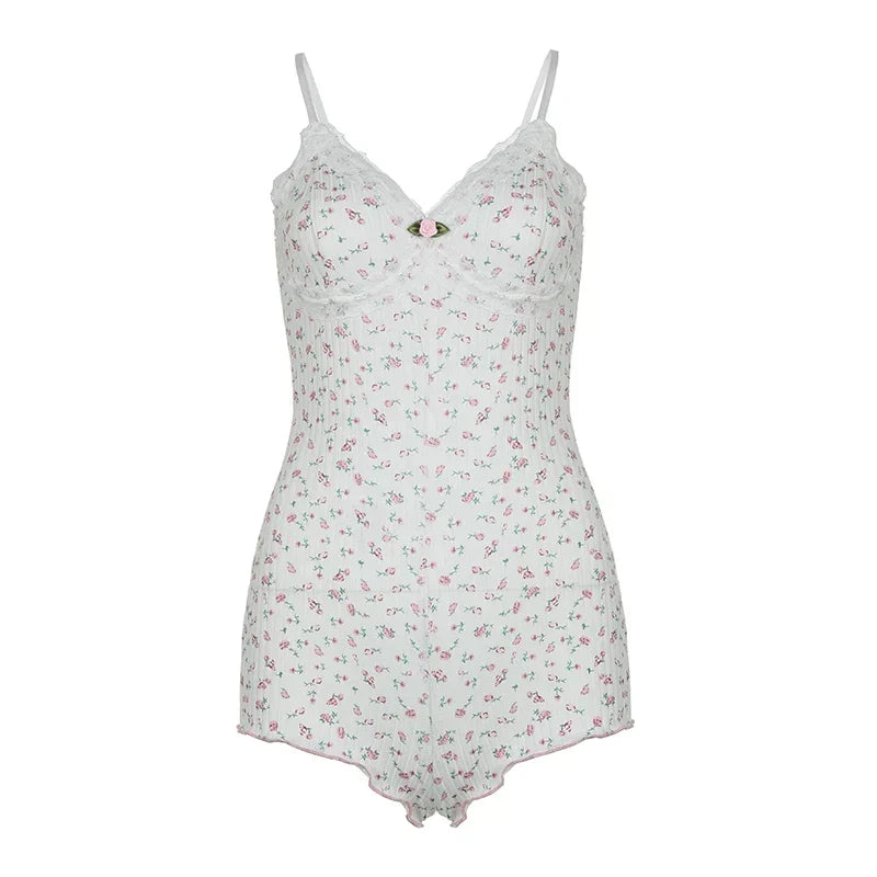 Monique | Dreamy Floral Sleeveless Bodysuit