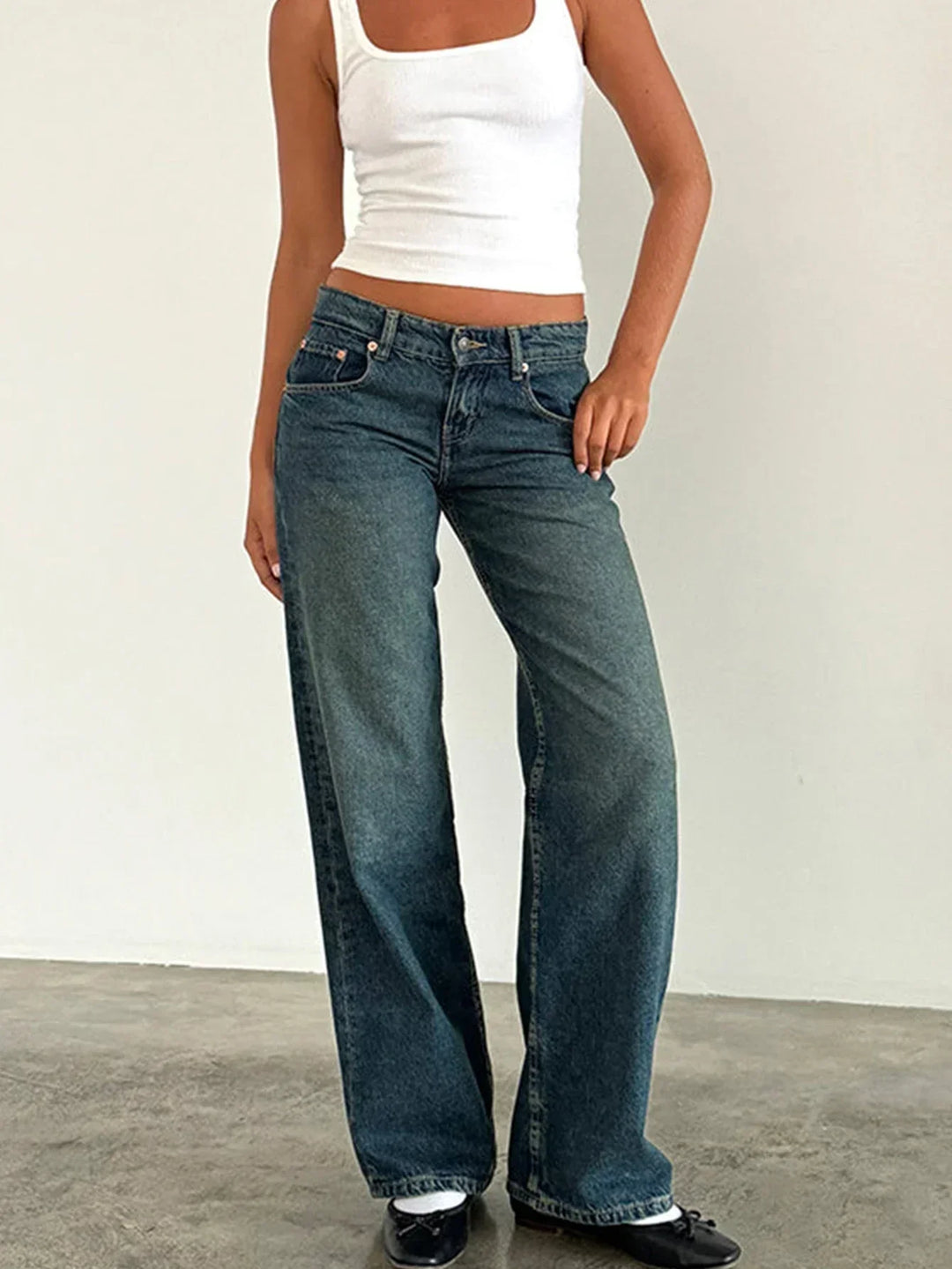 Megan | Vintage Casual Baggy Jeans
