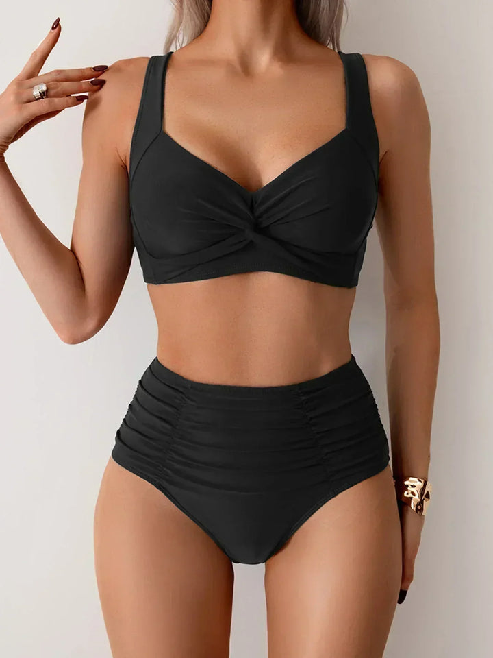 Magdalena | Summery high-waist bikini set