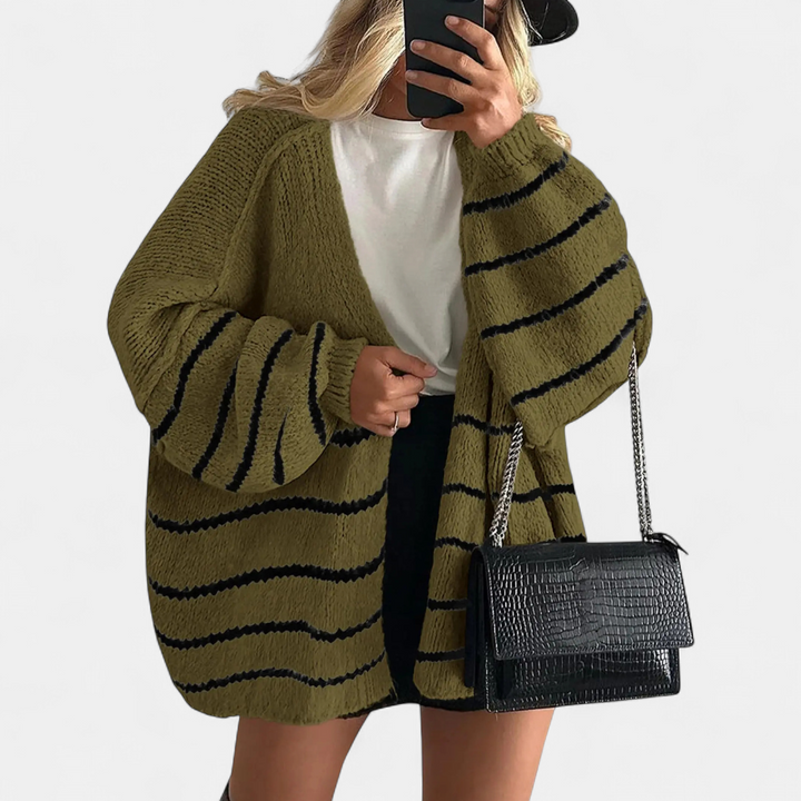 Nicole | Cosy Oversized Open-Front Cardigan