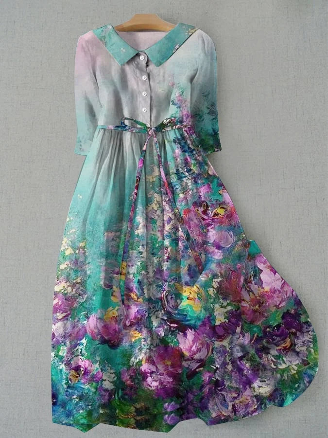 Poppy | Women's dress with a floral pattern