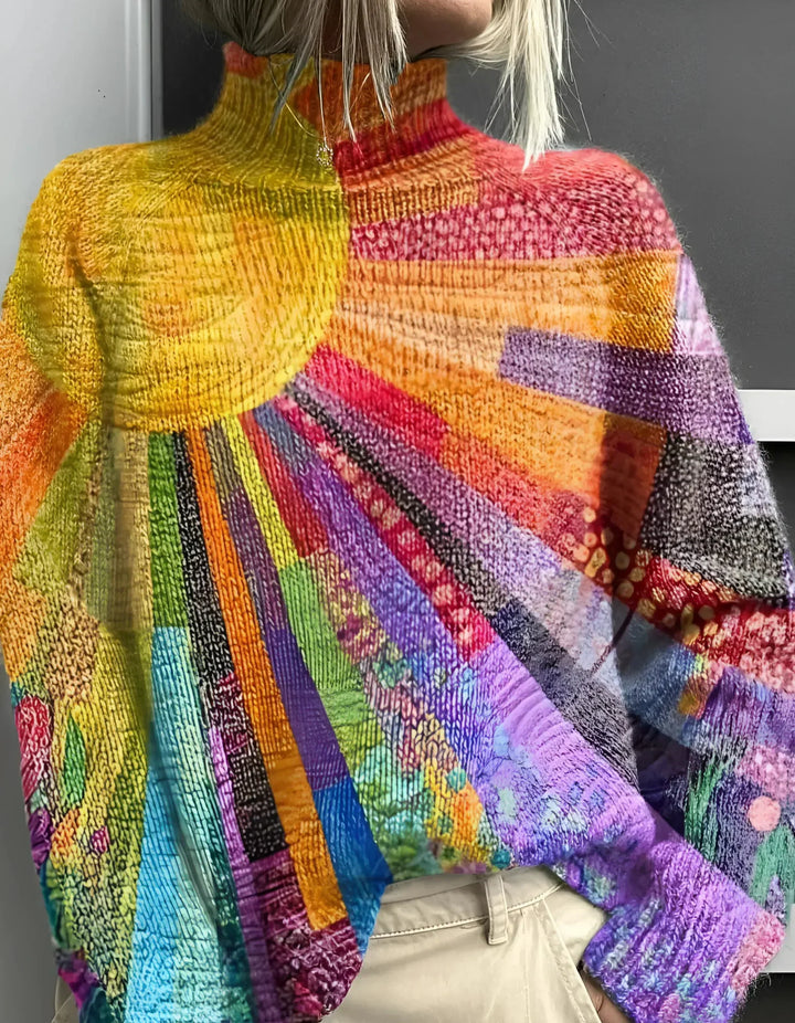 Natalie | Sunshine Turtleneck Sweater