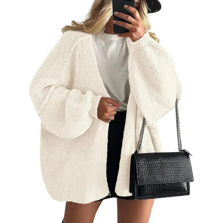 Danielle | Cosy Oversized Lantern Sleeve Cardigan