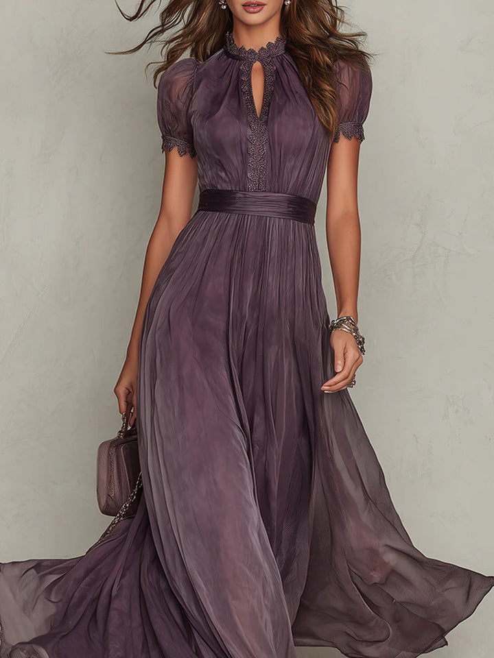 Mia | Maxi dress chiffon vintage elegant