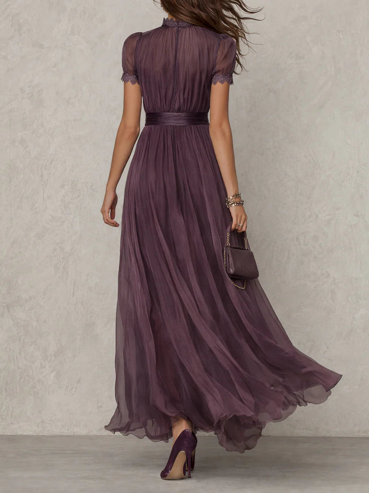 Mia | Maxi dress chiffon vintage elegant