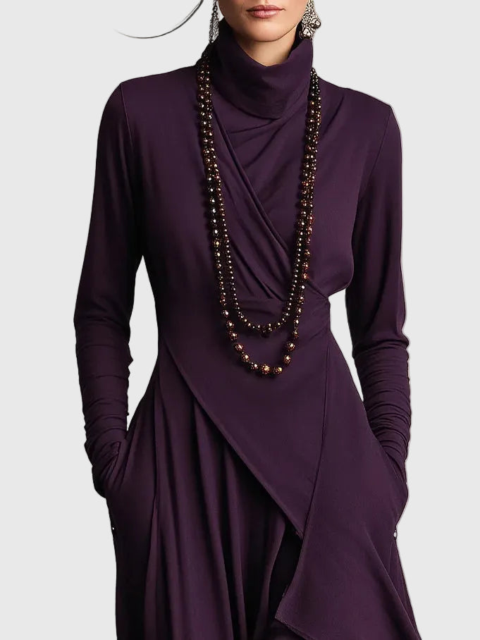 Violet | Maxijurk Plissé