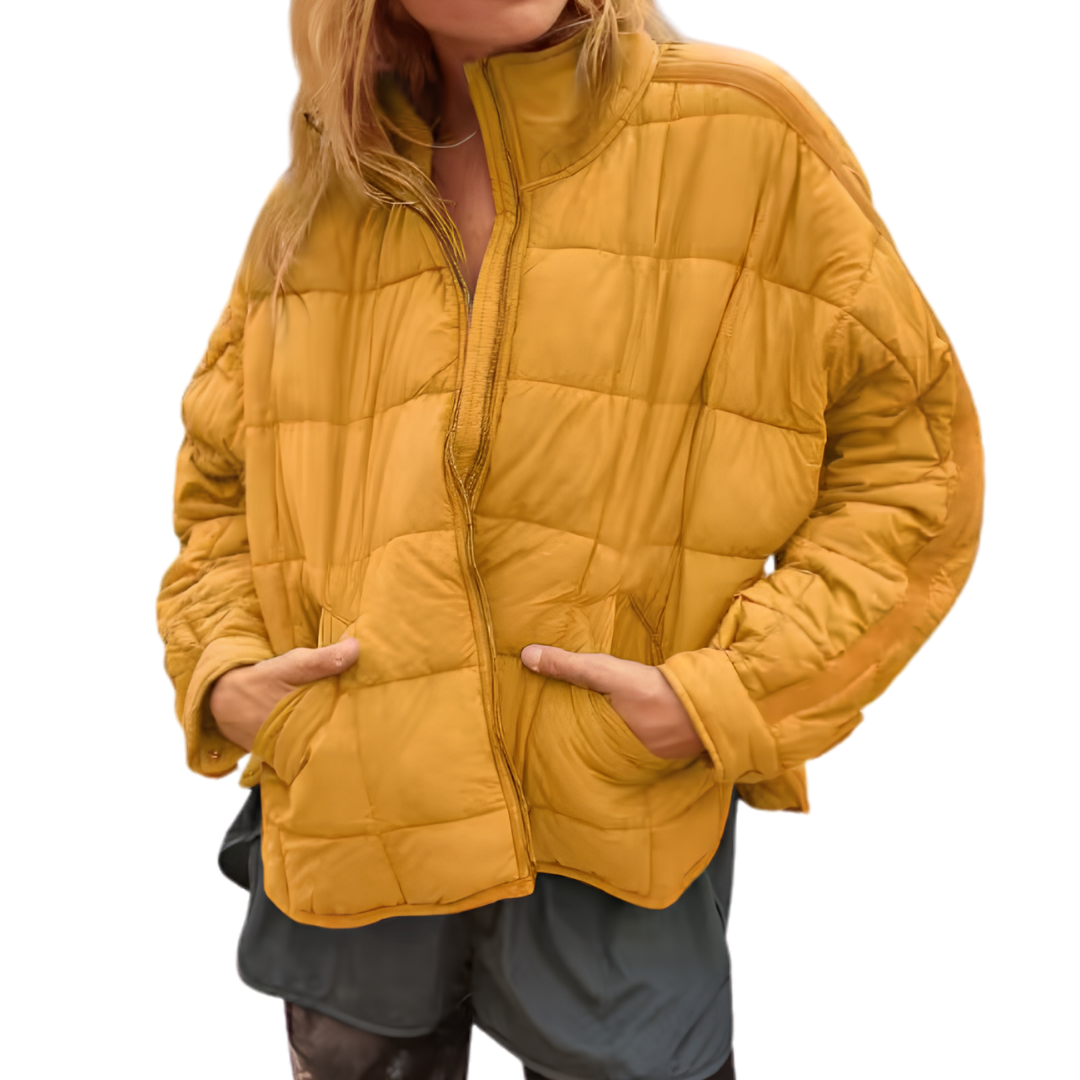 Mia | Lightweight Quilted Zip Puffer Jacket