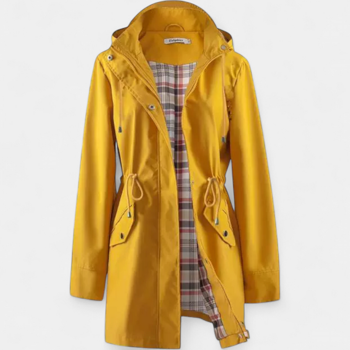 Ava | Waterproof Zip-Up Hooded Coat Jacket