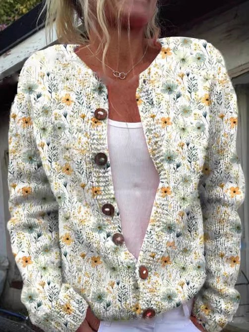 Naomi | Vintage Floral Cardigan