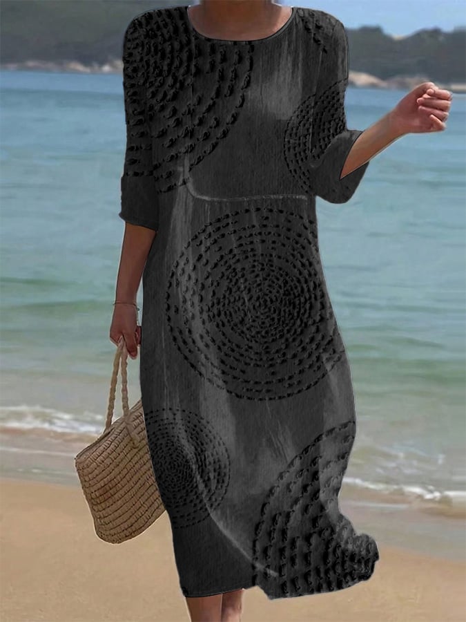 Hannah | Casual embroidered women's dress
