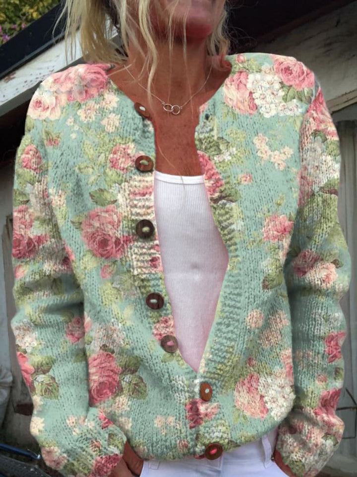 Naomi | Vintage Floral Cardigan