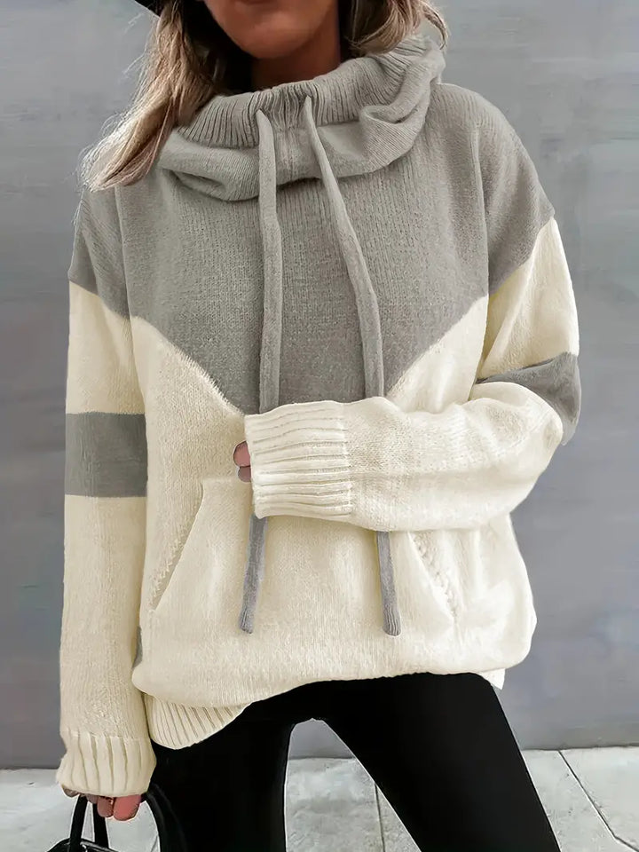 Tessa | Dual-Tone Cosy Hoodie