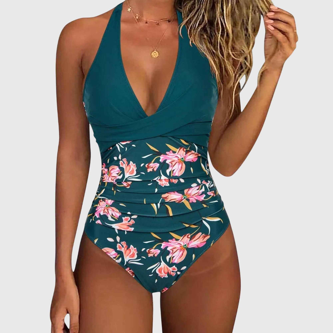 Joanna | Elegant women's swimwear with a V-neck