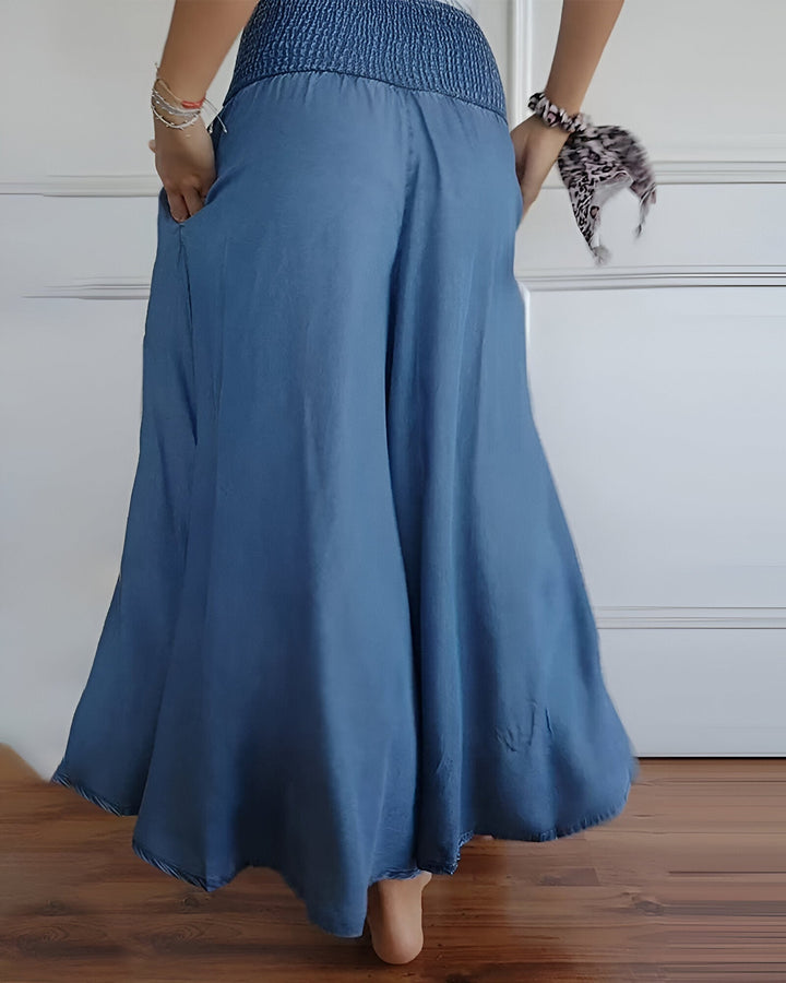 Evie | Lightweight printed skirt