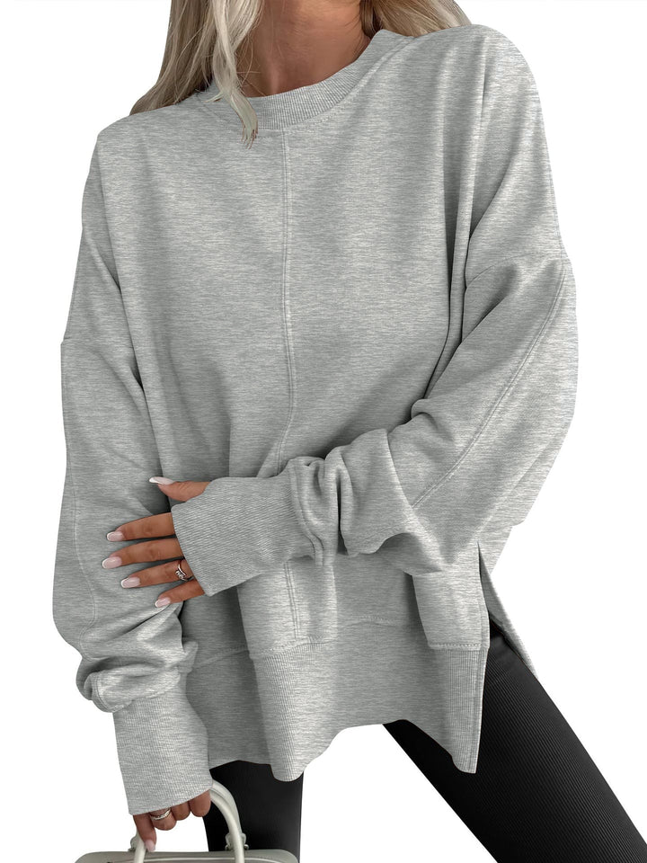 Caitlin | Comfy Oversized Long Sleeve Sweatshirt