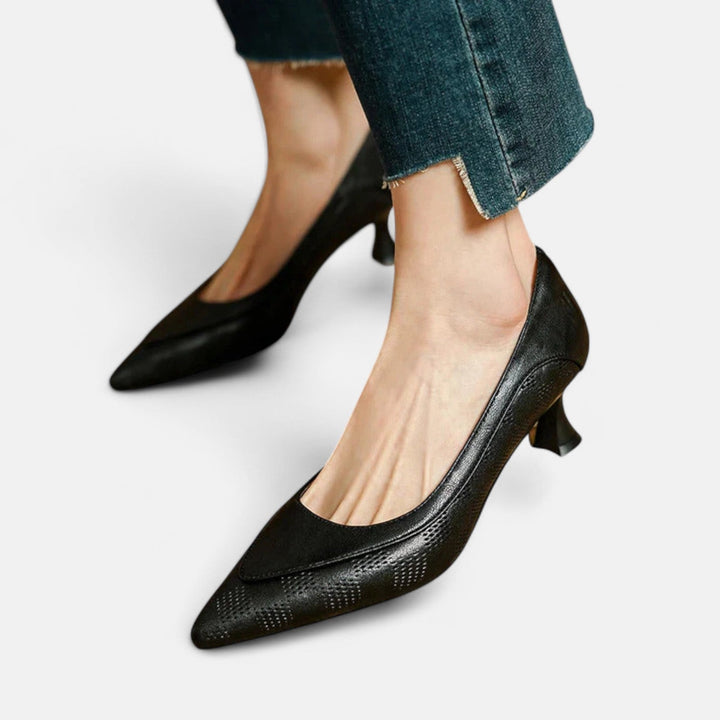 Mike | Amara leather heels