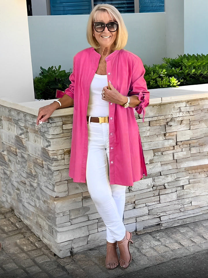 Zoe | Classy Long Shirt Jacket