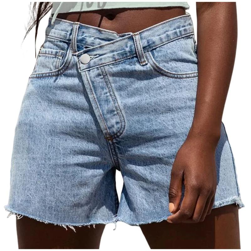 Rosie | Casual High Waisted Crossover Summer Shorts