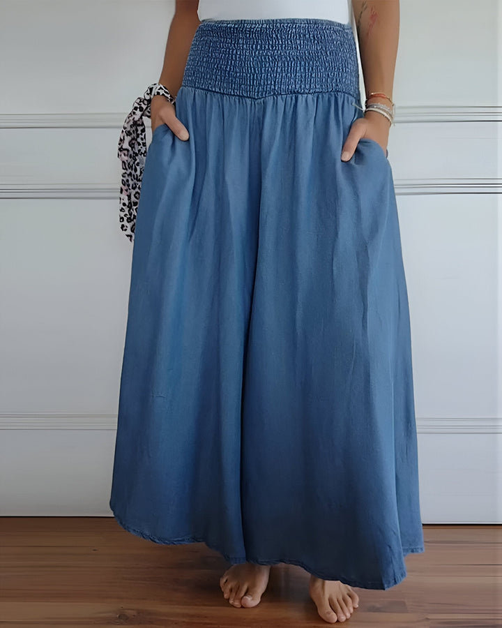 Evie | Lightweight printed skirt