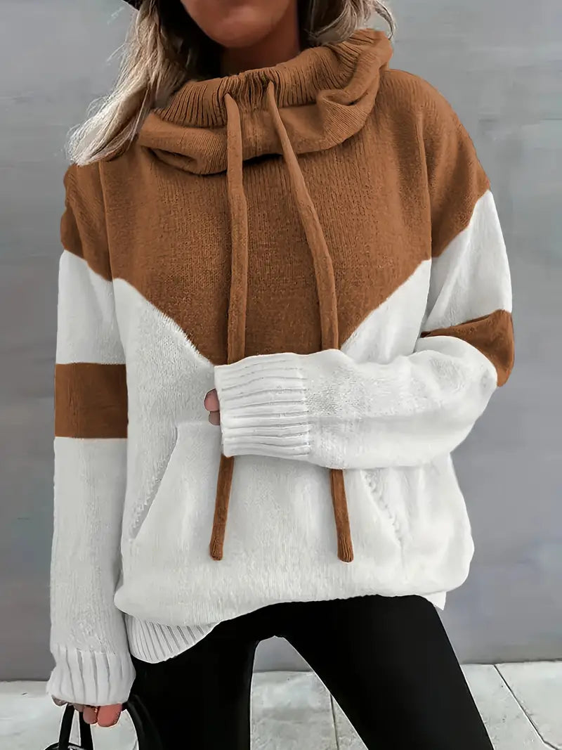 Tessa | Dual-Tone Cosy Hoodie