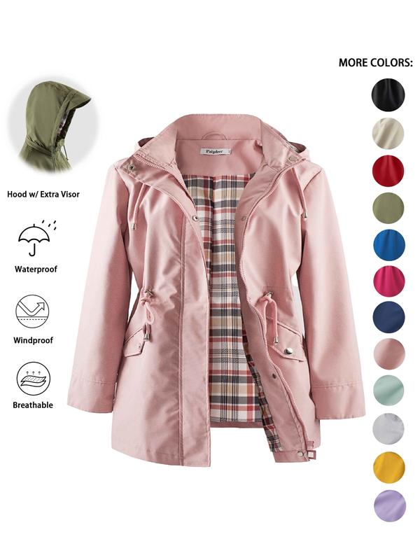Rachael | Lightweight Hooded Trench Coat for Casual Outings