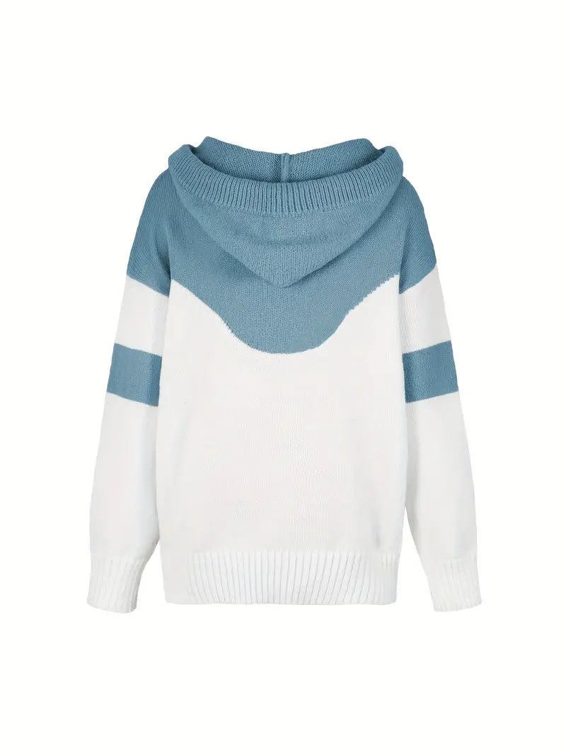 Tessa | Dual-Tone Cosy Hoodie