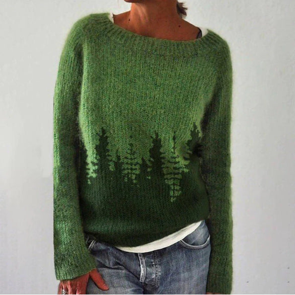 Millie | Forest Knit Sweater