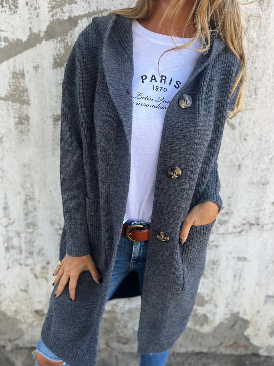 Felicity | Chic Long Knit Cardigan