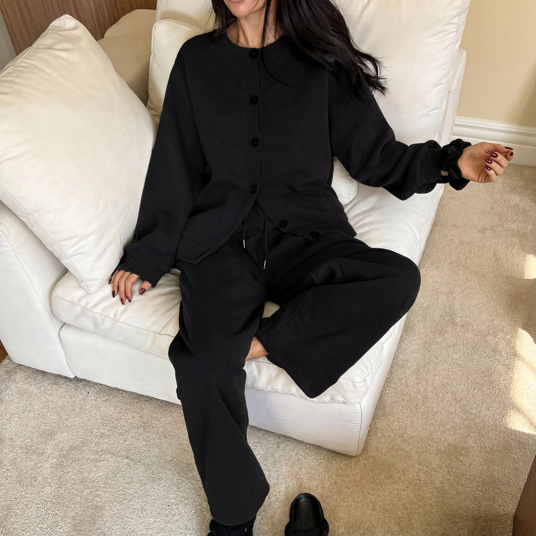 Phoebe | Relaxed Button-Up Two-Piece Set