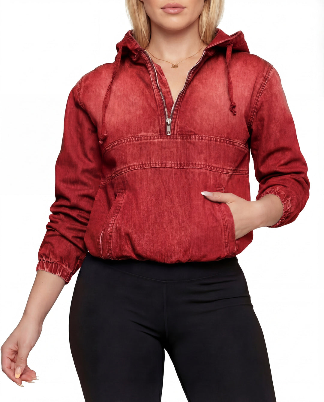 Ella | Casual Half Zip Hoodie Pullover