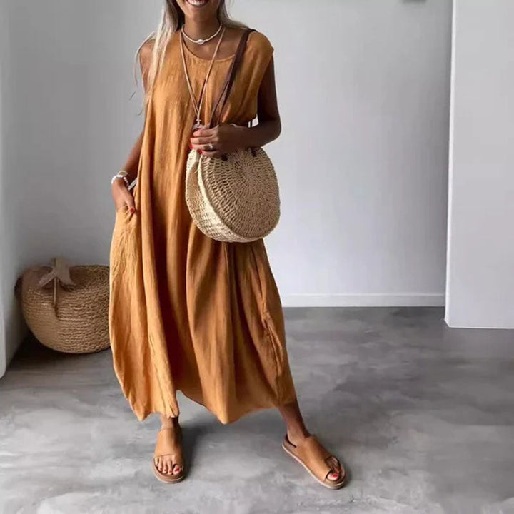 Amaris - Casual Mouwloze Jurk
