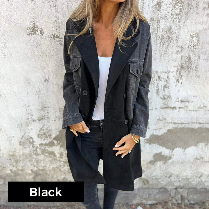Willow | Two-Tone Denim Trench
