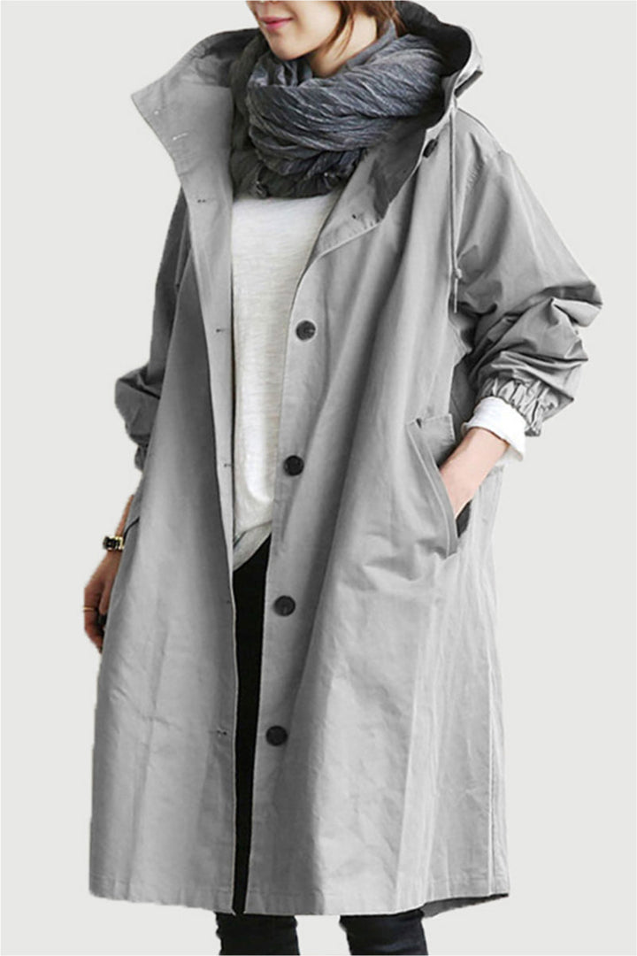Megan | Oversized Water-Resistant Windbreaker