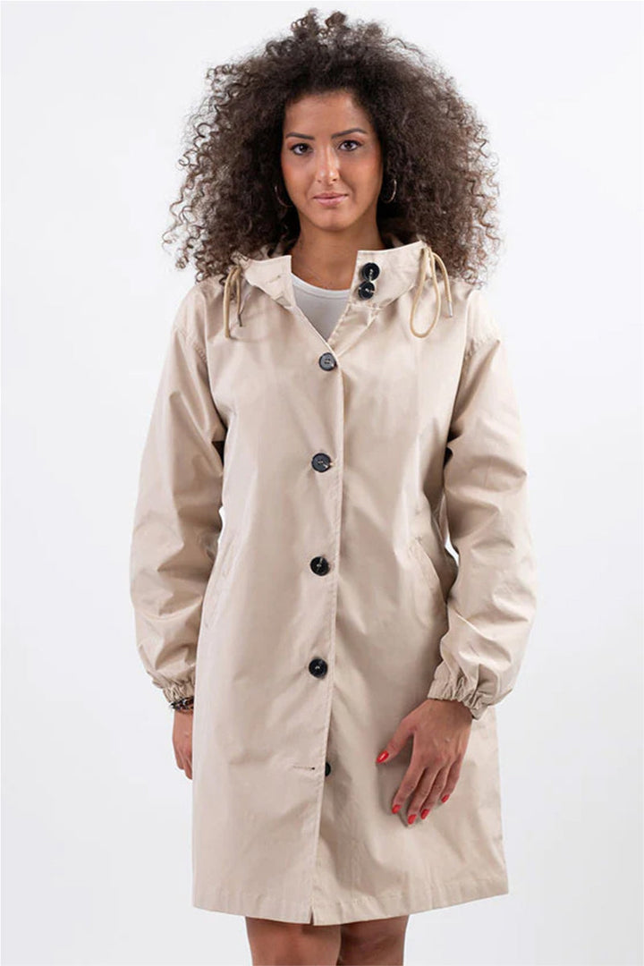 Megan | Oversized Water-Resistant Windbreaker