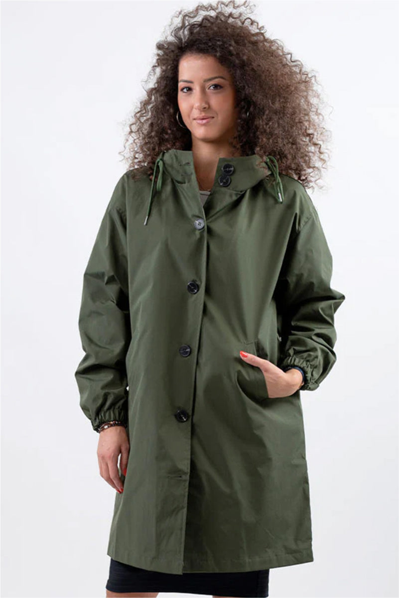 Megan | Oversized Water-Resistant Windbreaker