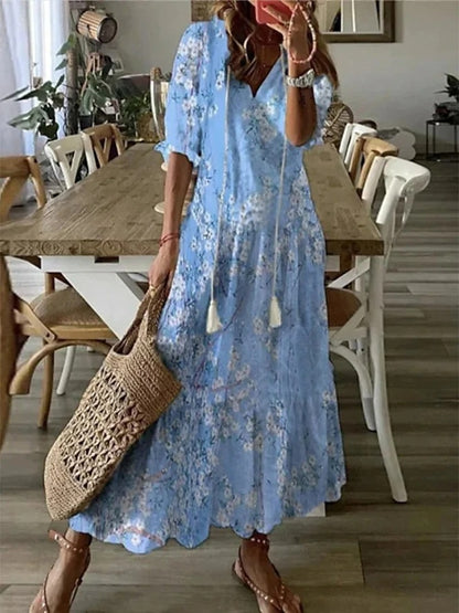 Michaela - Boho Jurk met Buikbedekking